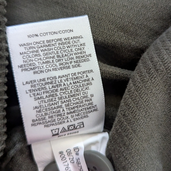 NWT Express Corduroy Chore Jacket in Green - Small - Picture 9 of 12